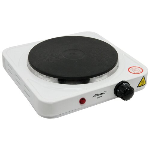 Электроплитка одноконфорочная Atlanta ATH-1736 white 121400₽