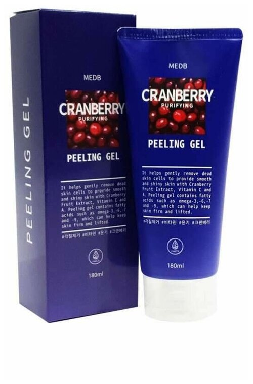 Med B Гель-скатка с экстрактом клюквы - Cranberry purifying peeling gel, 180мл