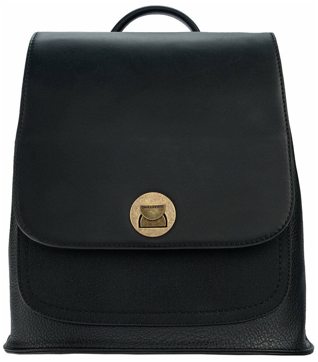 Стильная, влагозащитная, надежная и практичная женская сумка из экокожи David Jones CM5933K/BLACK