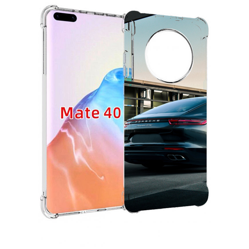 Чехол MyPads porsche порш 4 для Huawei Mate 40 / Mate 40E задняя-панель-накладка-бампер