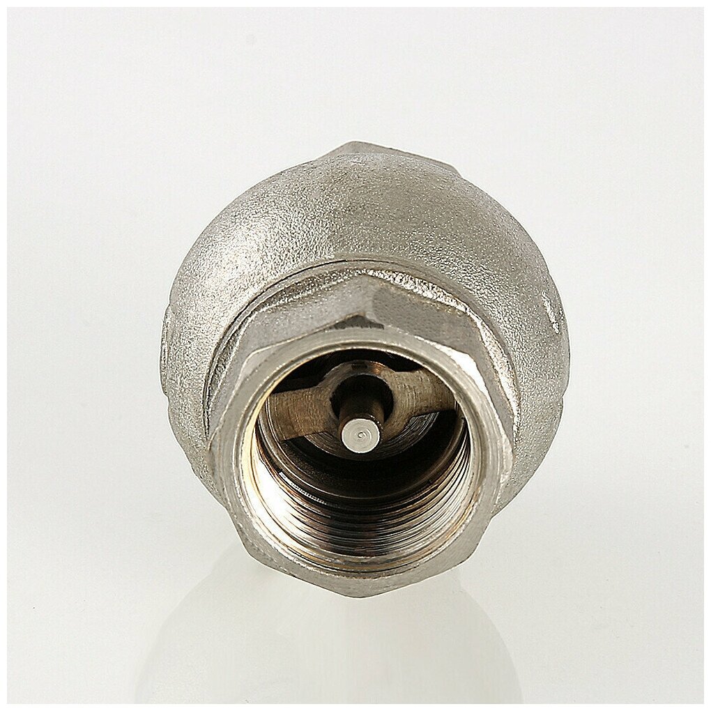 Обратный клапан пружинный VALTEC VT.151.N муфтовый (ВР/ВР), латунь с фильтром для бытовой техники Ду 40 (1 1/2") - фотография № 4