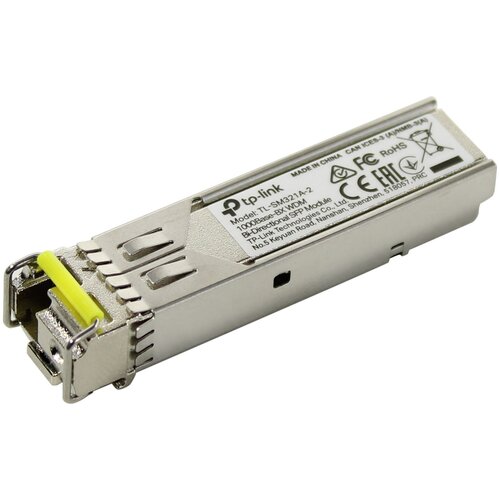 Двунаправленный SFP модуль WDM 1000Base-BX TL-SM321A-2 TX 1550 nm and RX 1310 nm 1 LC Simplex port 2158₽