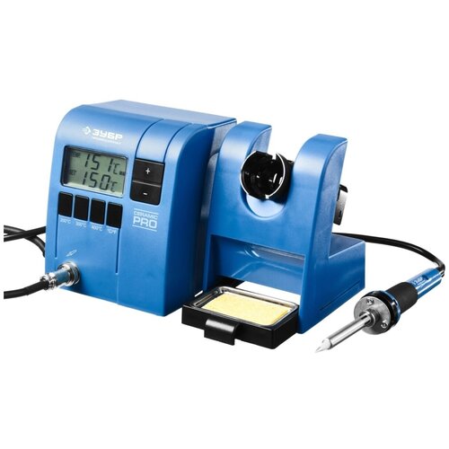 Паяльная станция цифровая ЗУБР Профессионал 150-450C 48 Вт 55335 8260₽