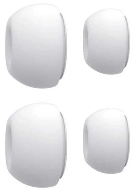 Амбушюры (ушные насадки) Apple Амбушюры для AirPods Pro 2 S и L, белый - фотография № 1