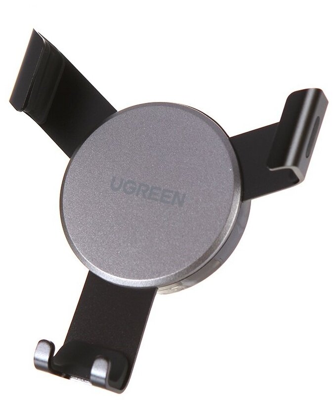 Автомобильный держатель Ugreen LP130 Gravity Drive Air Vent Mount Phone Holder серый (40907)