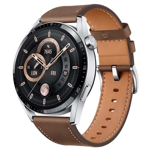 Умные часы Huawei Watch GT 3 Jupiter-B29V Brown Leather Strap 55028463