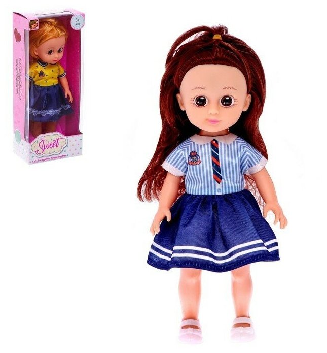 Кукла классичсекая "Алина" в платье, микс 7405939