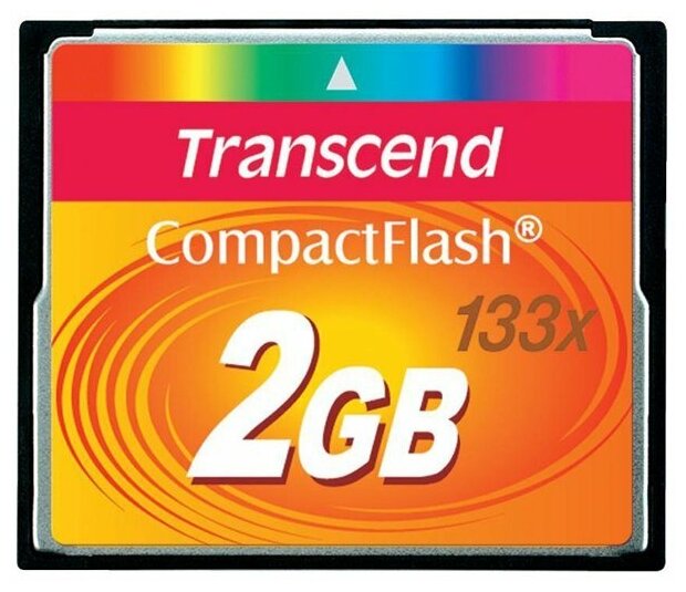 Карта памяти 2Gb Compact Flash Transcend 133x (TS2GCF133)