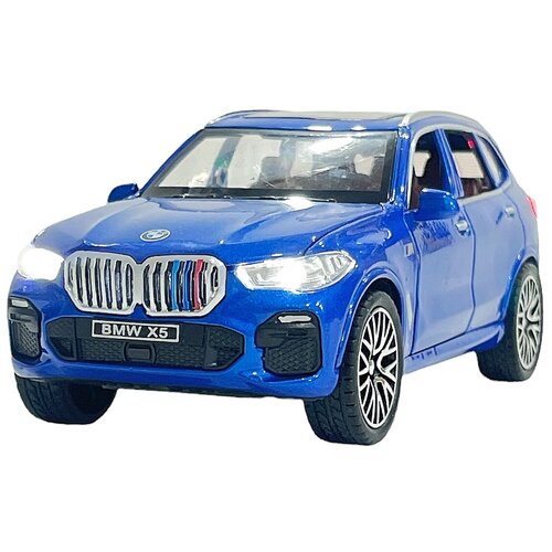 Металлическая машинка модель BMW X5 масштаб 1:32 16,5 см / Металлическая коллекционная игрушка БМВ Х5 с инерционным механизмом 18085