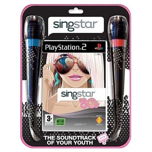 SingStar 80's + 2 микрофона (PS2)