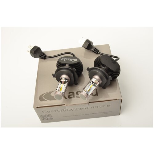 Лампа автомобильная светодиодная H4 KASKU 25 Вт, 9-32 В, 3500 LM, 6000 K