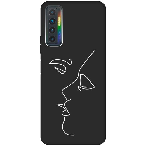 Матовый чехол Faces W для Tecno Camon 17P / Техно Камон 17Р с 3D эффектом черный матовый чехол locked w для tecno camon 17p техно камон 17р с 3d эффектом черный