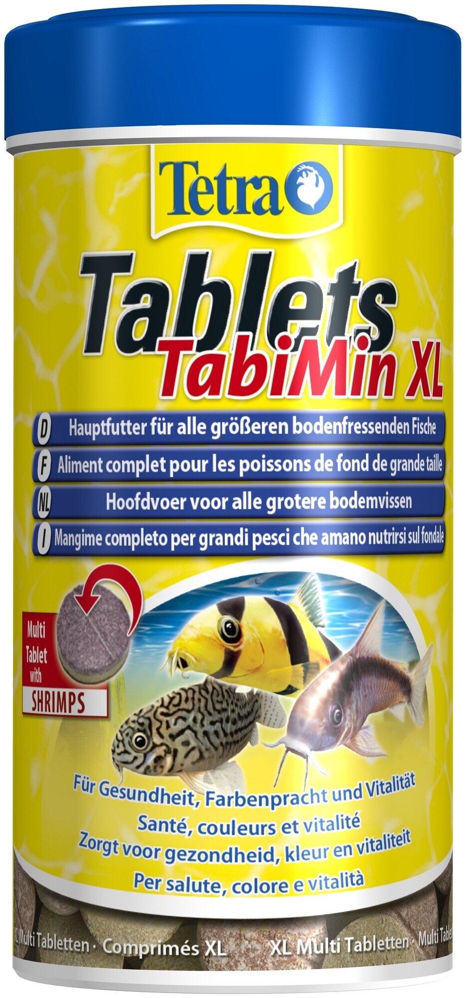 TETRA TABLETS TABIMIN XL корм таблетки для крупных донных рыб (133 таблетки) - фотография № 9