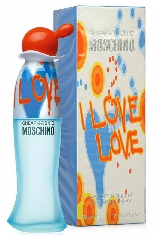 Moschino I Love Love Cheap&Chic - женская туалетная вода, 50 мл