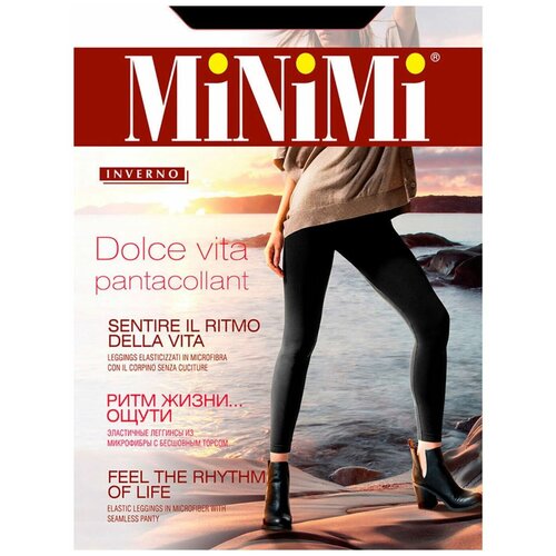 Легинсы MiNiMi Dolce Vita, размер 2, черный