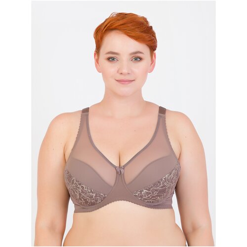 Бюстгальтер классика  Michelle, чашка полупоролон, размер 85B, коричневый