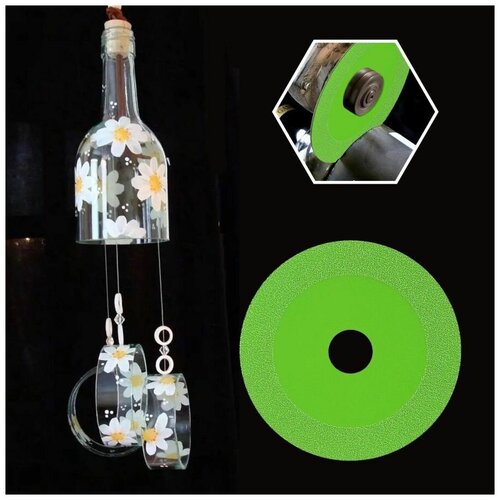 Диск алмазный отрезной Run Energy для резки стекла керамики керамической плитки и других материалов 100 х 20 х 1 мм 388₽