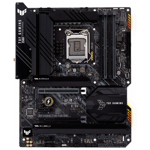 Материнская плата Asus TUF GAMING Z590-PLUS WIFI Soc-1200 Intel Z590 4xDDR4 ATX AC97 8ch71 25Gg RAIDHDMIDP 2309600₽