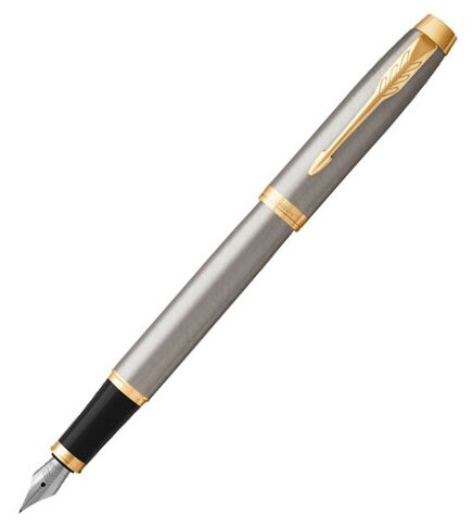 Parker IM Core - Brushed Metal GT, перьевая ручка, F