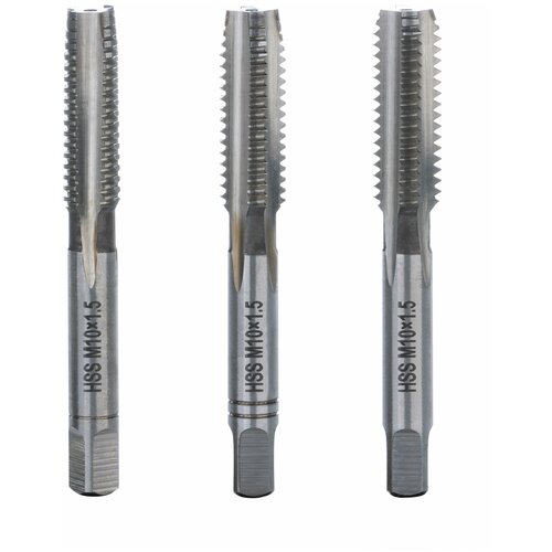 Метчик Terrax by Ruko M10x1,5 (Комплект 3шт) HSS G DIN352 6h 230100TX