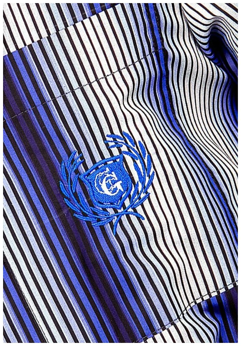 Халат домашний мужской GREG GHL-524-00-синий, Прямой силуэт / Сlassic fit, цвет Синий, размер 50 - фотография № 3