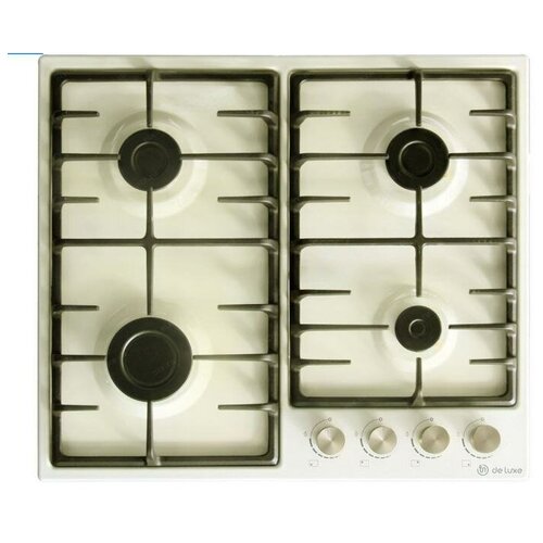 Газовая варочная поверхность DE LUXE 604000г 006 4 конфорки бежевый 1286200₽