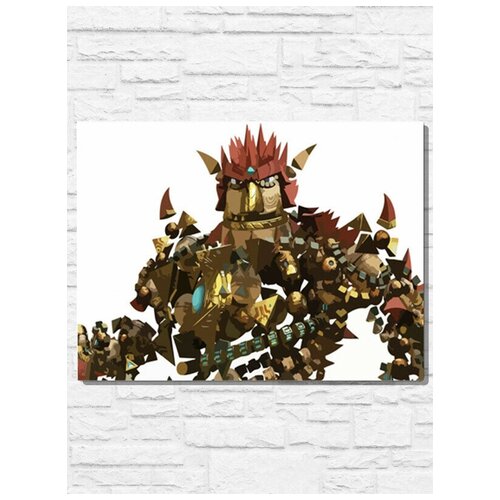 картина по номерам на холсте игра knack 2 ps xbox pc switch 11002 г 30x40 Картина по номерам на холсте игра Knack 2 (PS, Xbox, PC, Switch) - 11002 Г 30x40