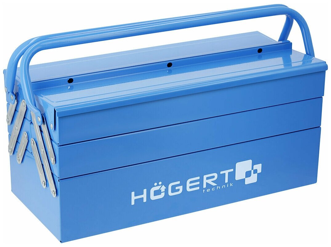 HOEGERT Ящик для инструментов металический 5 отделений 45 × 205 × 20 cм