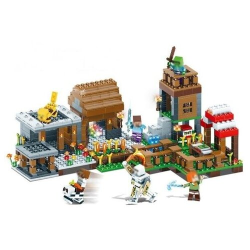 Конструктор Minecraft деревня. LB+ Майнкрафт