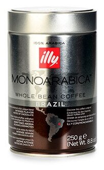 Кофе в зернах Illy Brazil, 250 г ж/б