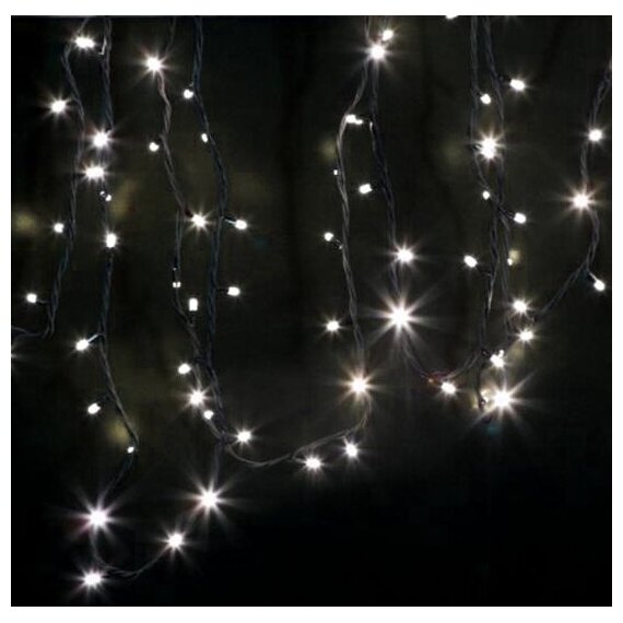 Светодиодная модульная гирлянда "Дюраплей" Neon-night 12 м, 120 светодиодов, тепло-белое свечение, черный каучук, IP67