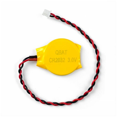 Батарейка QBAT CR2032 с коннектором для BIOS 1.25мм