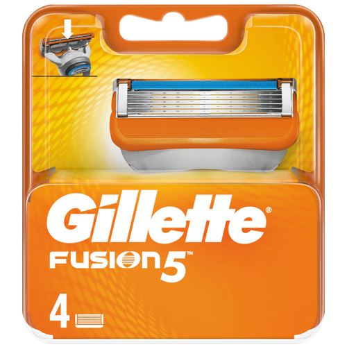 Gillette Fusion / Сменные кассеты 4шт.