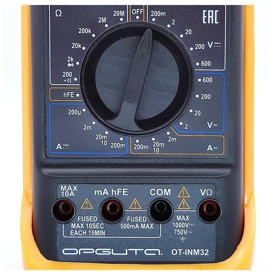 Мультиметр цифровой OT-INM32 Орбита - фотография № 4