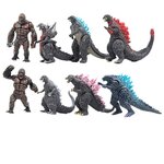 Набор фигурок Godzilla vs Kong Годзилла и Кинг-Конг 8 в 1 (7,5-9 см) - изображение