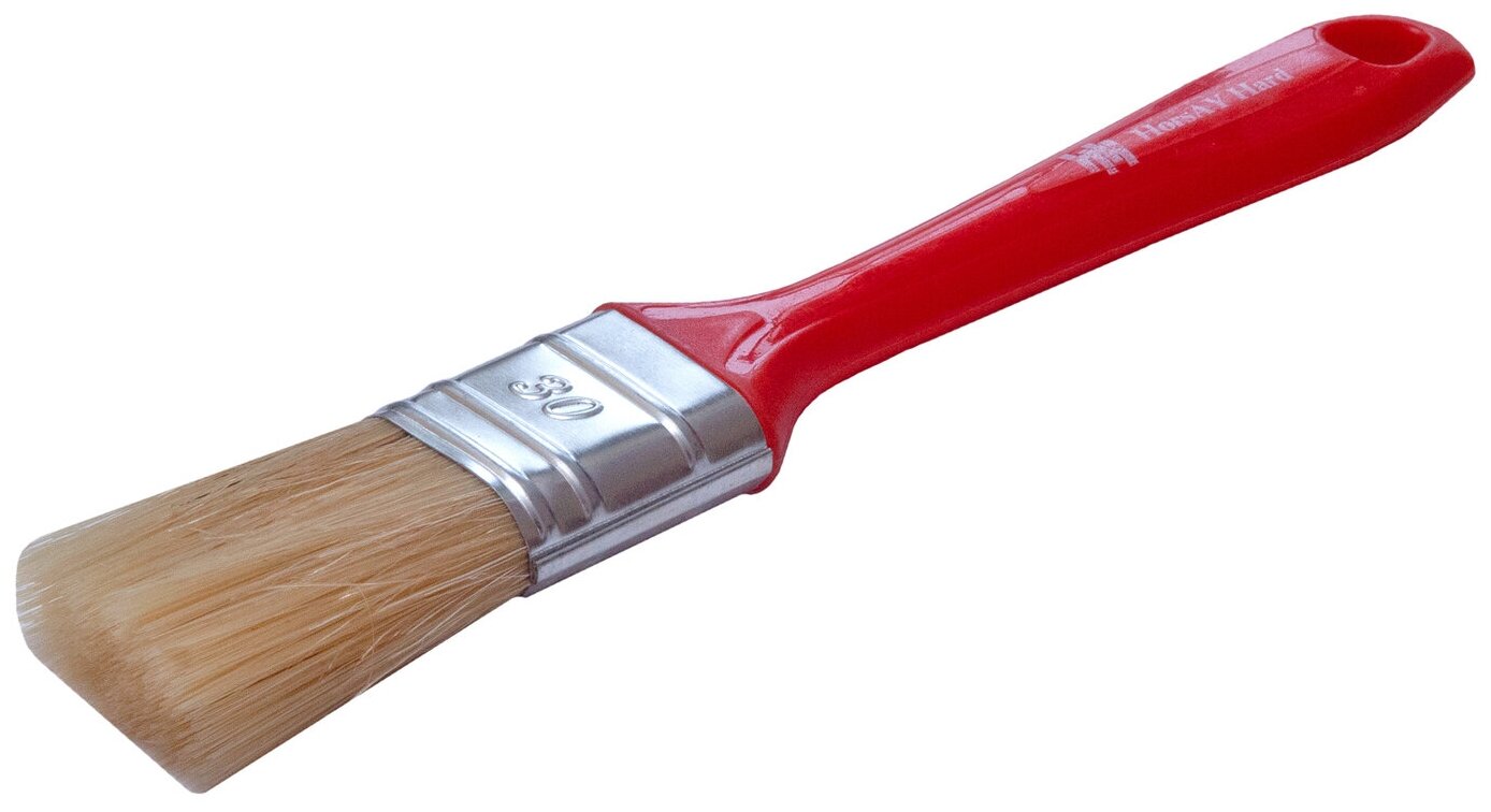Кисть флейцевая ARCHITECT тип "Итальянский", натуральная щетина, пластиковая ручка, 30мм - фотография № 1