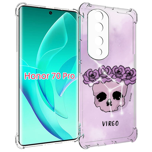 Чехол MyPads знак зодиака дева 2 для Honor 70 Pro / 70 Pro Plus задняя-панель-накладка-бампер чехол mypads team fortress 2 для honor 70 pro 70 pro plus задняя панель накладка бампер