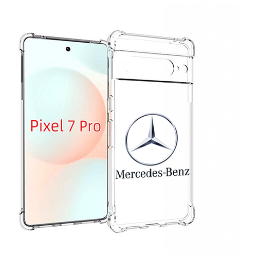 Чехол MyPads mercedes-7 мужской для Google Pixel 7 Pro задняя-панель-накладка-бампер