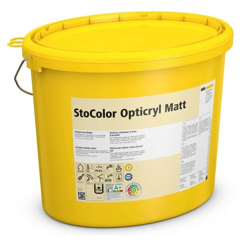 StoColor Opticryl Matt weiss (белая), 15 л