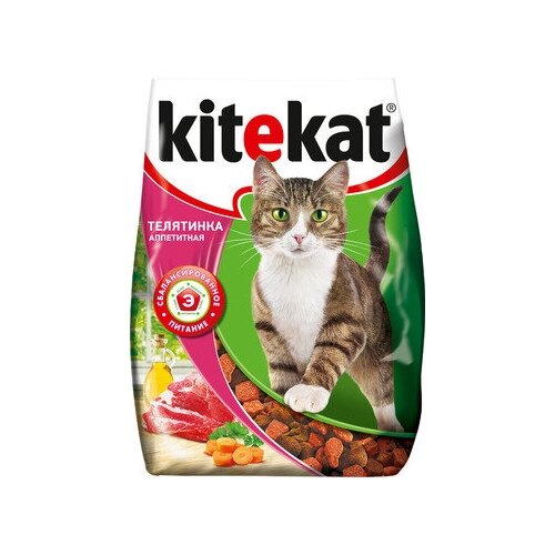 Корм для кошек Kitekat Аппетитная телятина 350г