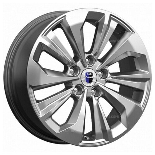 Диск 7,0*17 5*114,3 ET37 66,6 КиК Авиор (КС936) Дарк платинум брайт