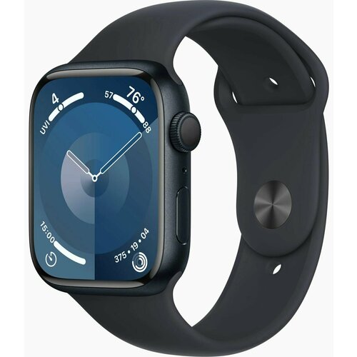 Умные часы Apple Watch Series 9 45 мм Aluminium Case GPS midnight Sport Band 4549000₽