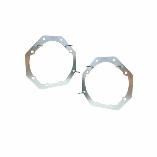 Переходные рамки для Ford Focus II рест. 2007-2011 на линзы Hella 3R, штатный галоген с AFS