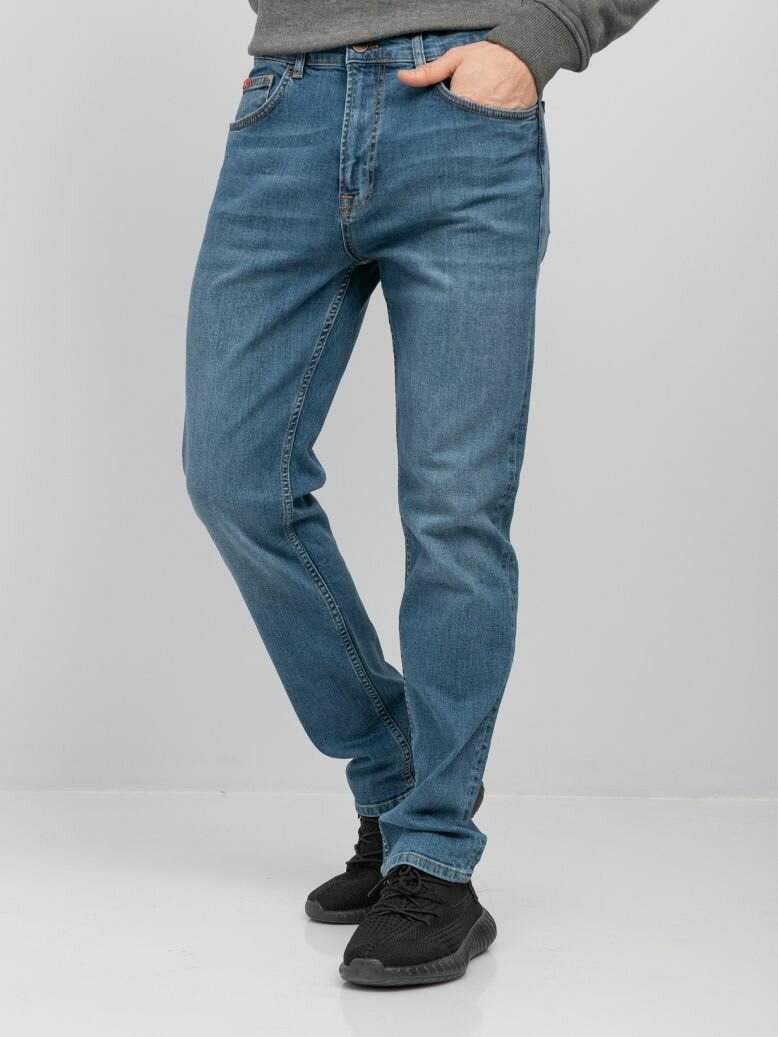 Джинсы зауженные Lee Cooper Осень-зима 2023, размер W36/L32, синий
