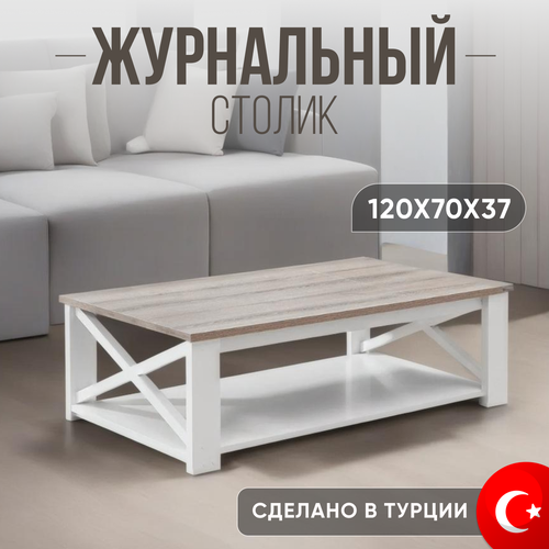 Журнальный прямоугольный столик Piena 120х70х37 32699₽