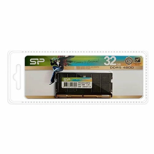 Модуль памяти SODIMM DDR5 32GB Silicon Power SP032GBSVU480F02 PC5-38400 4800MHz CL40 1.1V