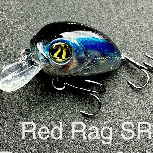 Воблер крэнк Фэт RED RAG 36F-SR на голавль судак, берш, жерех, щуку, окунь