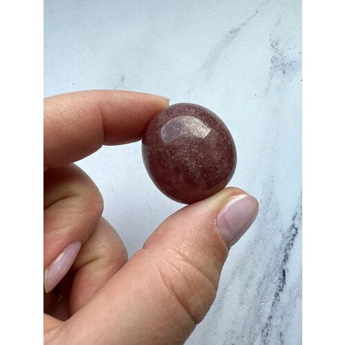 Натуральный камень авантюрин малиновый, 1 шт. Размер: 25 мм. (от 20 гр.)