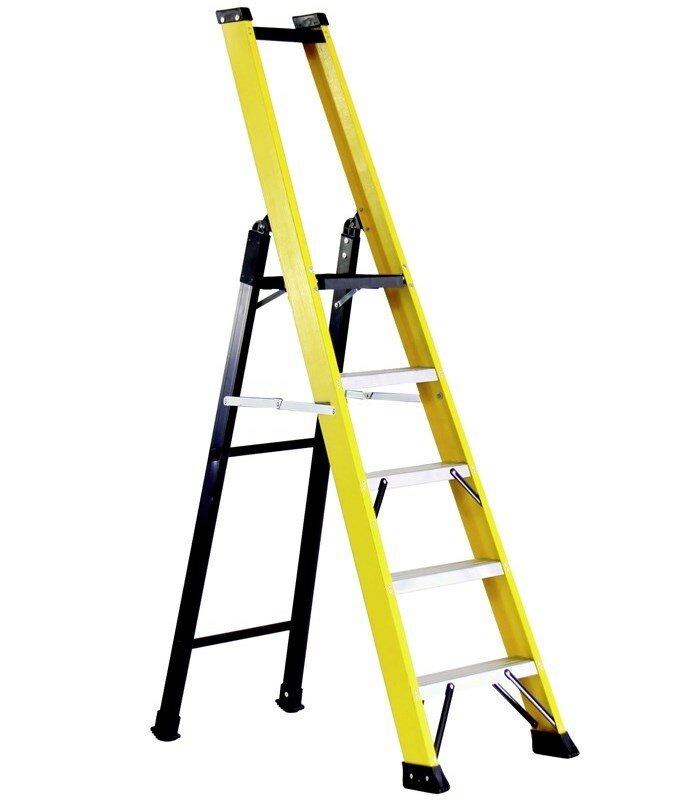 фото Стремянка Svelt диэлектрическая с полочкой Smart1 8 ступеней SSMAR108