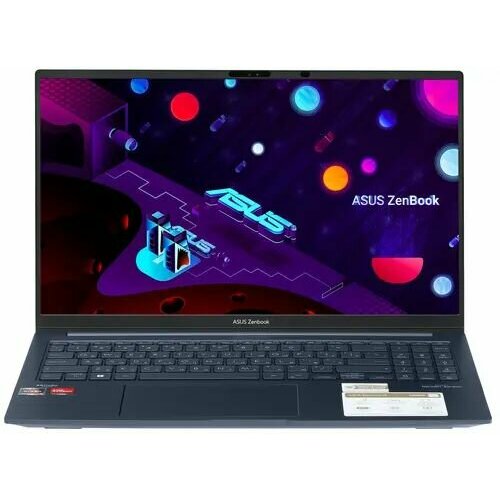 15.6 Ноутбук ASUS ZenBook 15 UM3504DA-BN265 синий 15 6 ноутбук hiper expertbookbq3lvddq 1920x1080 amd ryzen 5 5600u 2 3 ггц ram 8 гб ddr4 ssd 256 гб amd radeon graphics без ос bq3lvddq серебристый